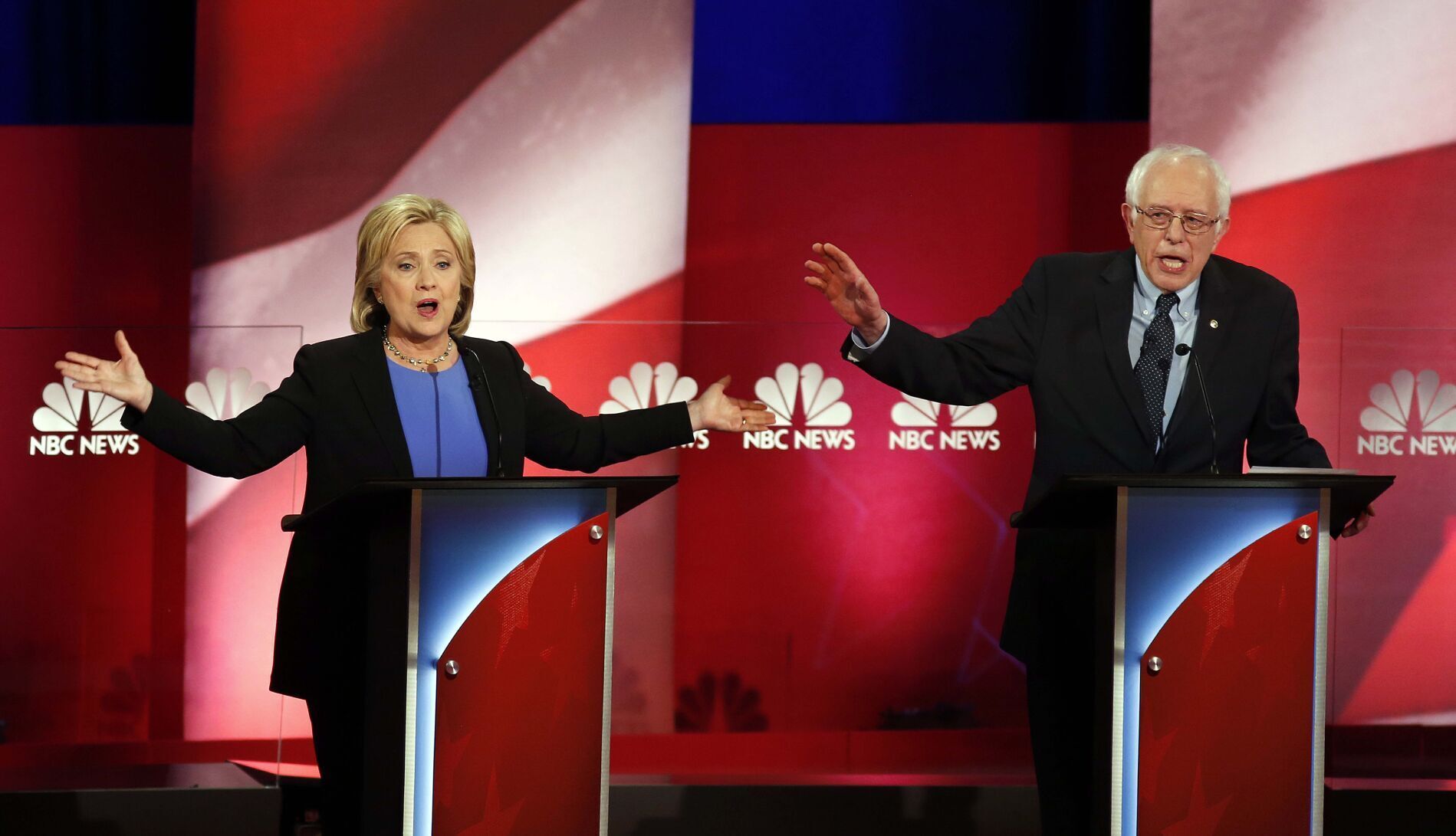 2016: Hillary Clinton and Bernie Sanders